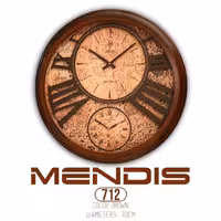 ارسال فوری   امکان خرید حضوری   ساعت مندیس مدل 712 قطر 70 سانت – قهوه ای