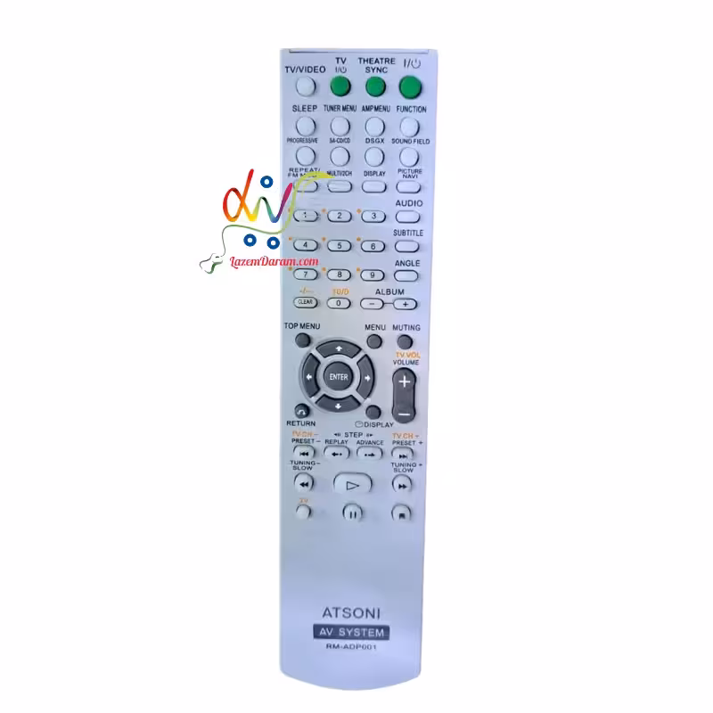 کنترل تلویزیون وضبط سونی RM-ADP001