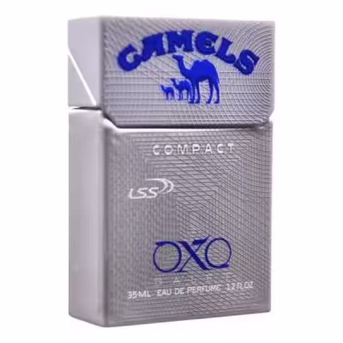 عطر جیبی مردانه اکس بالت مدل camels compact silver با رایحه خنک حجم 35 میلی‌لیتر