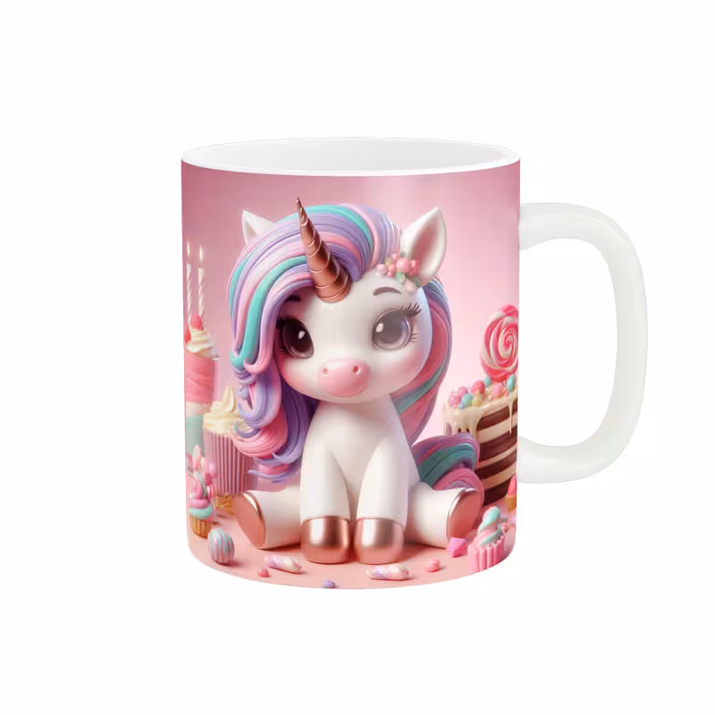 خرید ماگ-لیوان   اسب تک شاخ  کیک تولد کد 1153