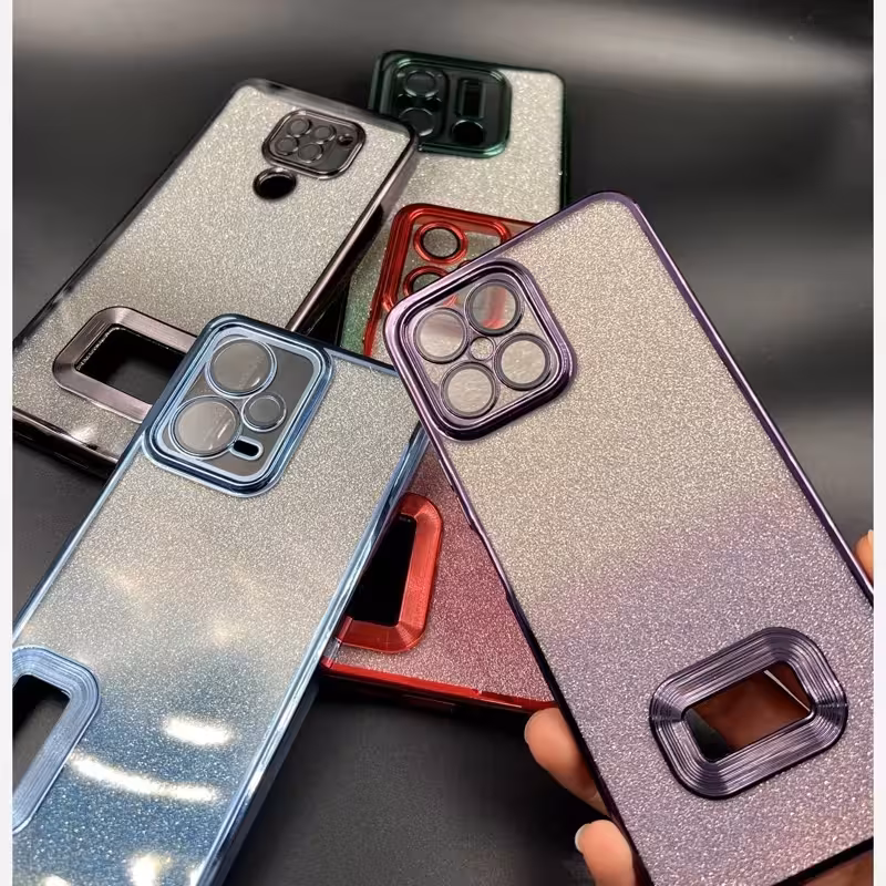 قاب گوشی محافظ لنز اکلیلی دور رنگی ( آیفون سامسونگ شیائومی هواوی نوکیا ال جی ( خرید عمده و تکی کاور گوشی گناوه مارکت )