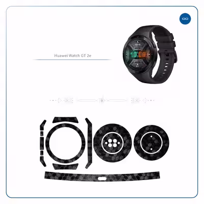 برچسب ماهوت طرح Honey Comb Circle مناسب برای ساعت هوشمند هوآوی Watch GT 2e