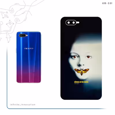 برچسب پوششی ماهوت مدل Silence of the Lambs مناسب برای گوشی موبایل اپو K1