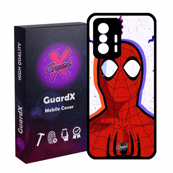 کاور گارد ایکس طرح Spider Man مدل Glass10495 مناسب برای گوشی موبایل شیائومی 11T Pro / 11T