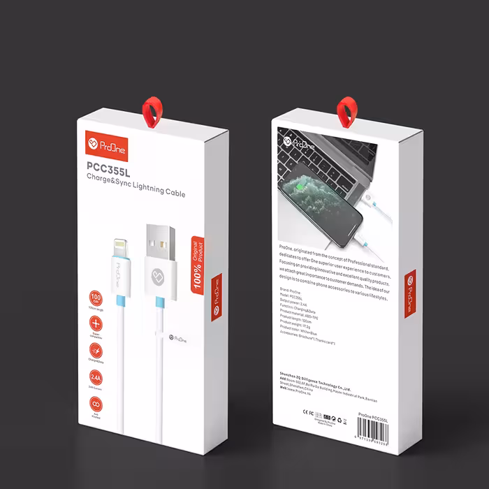 کابل تبدیل USB به لایتنینگ پرووان مدل PCC355L طول 1 متر