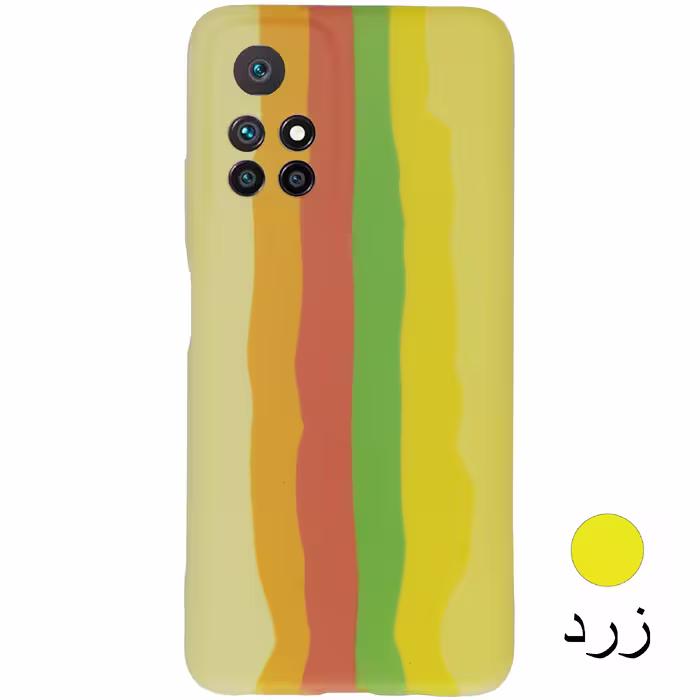 	 کاور کروکودیل مدل Rainbow مناسب برای گوشی موبایل شیائومی Poco M4 Pro 5g