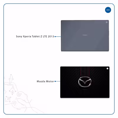 برچسب پوششی ماهوت مدل Mazda Motor مناسب برای تبلت سونی Xperia Tablet Z LTE 2013