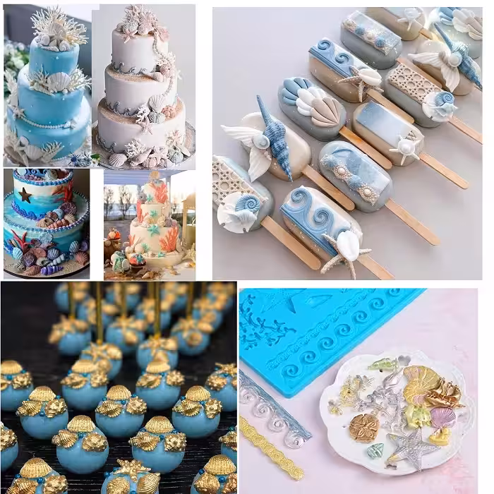 سیلیکون قالب گیری به گز مدل دریایی