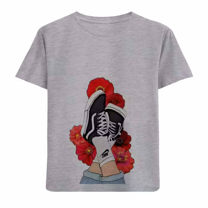 تی شرت آستین کوتاه بچگانه مدل پاوکتونی D333