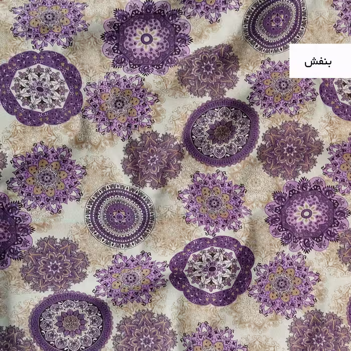 ملحفه تشک مهمان خانه سفید مدل خورشید سایز 195x100 سانتی متر