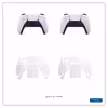 برچسب دسته بازی PS5 ماهوت مدل Metallic-White بسته دو عددی