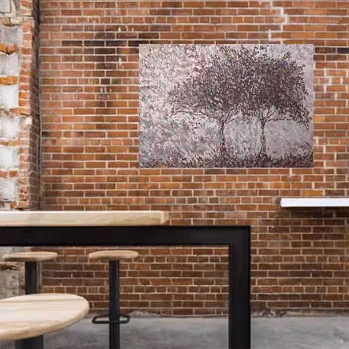 تابلو نقاشی اکرولیک مدل درخت کد S104