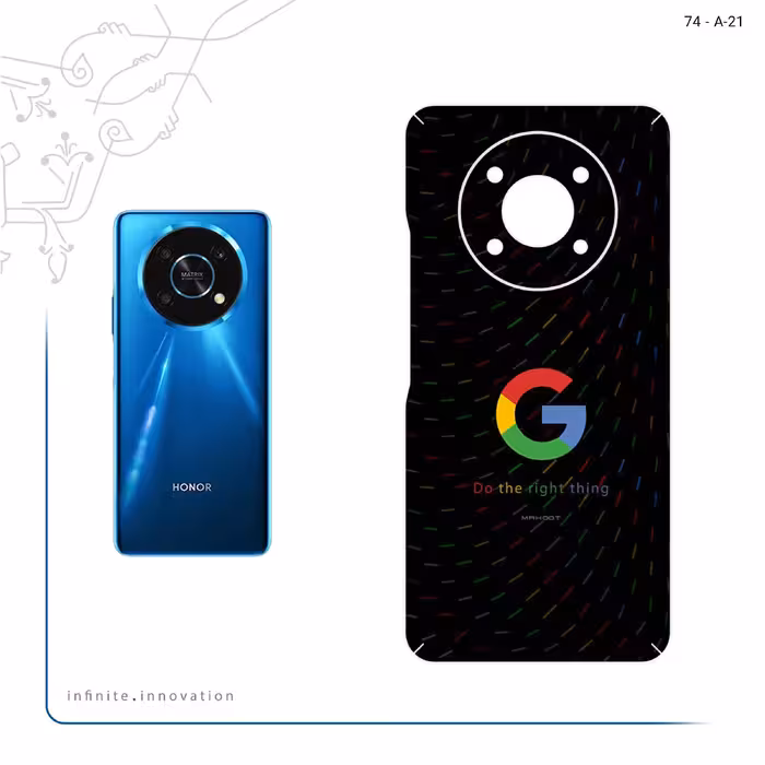 برچسب پوششی ماهوت مدل Google_Logo مناسب برای گوشی موبایل آنر X9 5G