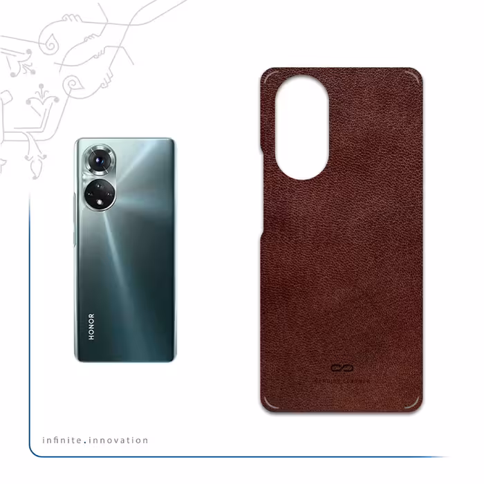 برچسب پوششی ماهوت مدل Natural-Leather مناسب برای گوشی موبایل آنر 50