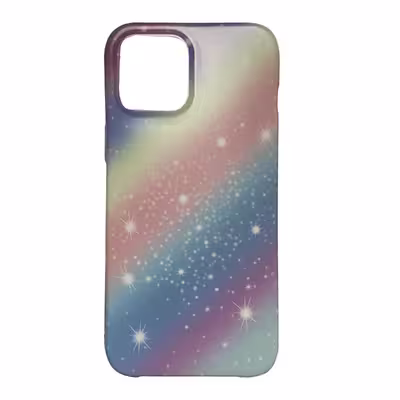 کاور طرح ستاره دار مدل COLOR88 مناسب برای گوشی موبایل اپل IPHONE12 PRO MAX به همراه پاپ سوکت