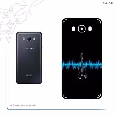 برچسب پوششی ماهوت مدل Electric Guitar مناسب برای گوشی موبایل سامسونگ Galaxy J7 2016