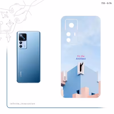 برچسب پوششی ماهوت مدل Architecture مناسب برای گوشی موبایل شیائومی 12T Pro