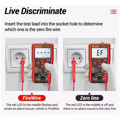 مینی مولتی متر دیجیتال ANENG مدل M118A 
