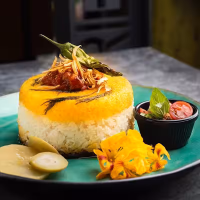 قالب ته چین به گز مدل گرد