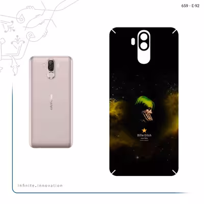 برچسب پوششی ماهوت مدل Billie Eilish مناسب برای گوشی موبایل یولفون Power 3S
