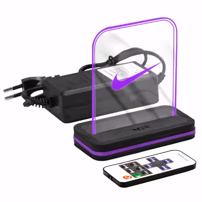 چراغ رومیزی نئون مدل NK_PURPLE_AC