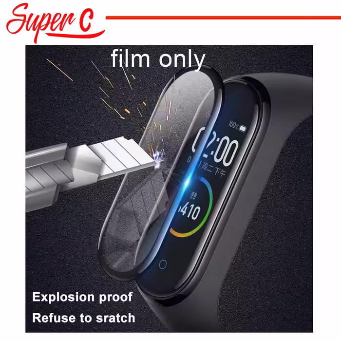 محافظ صفحه نمایش نانو سوپرسی مدل SRC مناسب برای ساعت هوشمند شیائومی Mi Band 4