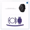 برچسب ماهوت طرح Matte-BlueBerry مناسب برای ساعت هوشمند سامسونگ Galaxy Gear S3 Frontier