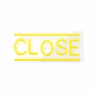 چراغ دیواری نئون دیزاین طرح Close_YL