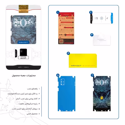 برچسب پوششی ماهوت مدل Dark-FullSkin مناسب برای گوشی موبایل سامسونگ Galaxy M31S