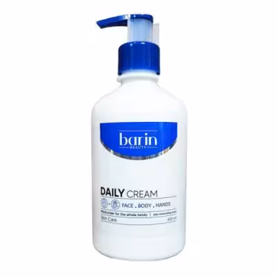 کرم نرم کننده دست و صورت بارین barin مدل DAILY CREAM