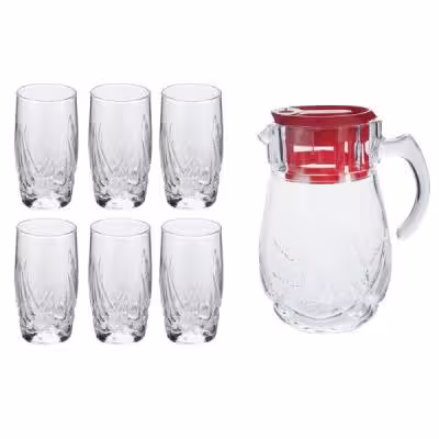 ست پارچ و لیوان 7 پارچه نوری تازه مدل آرنا کد 782101W