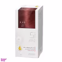 کیت رنگ مو زی فام شماره 6.66 شرابی آتشین حجم 50 میلی‌ لیتر