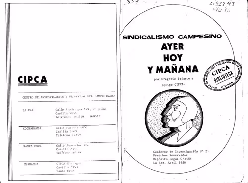 خرید و دانلود نسخه کامل کتاب Sindicalismo campesino Ayer, hoy y mañana (Bolivia)