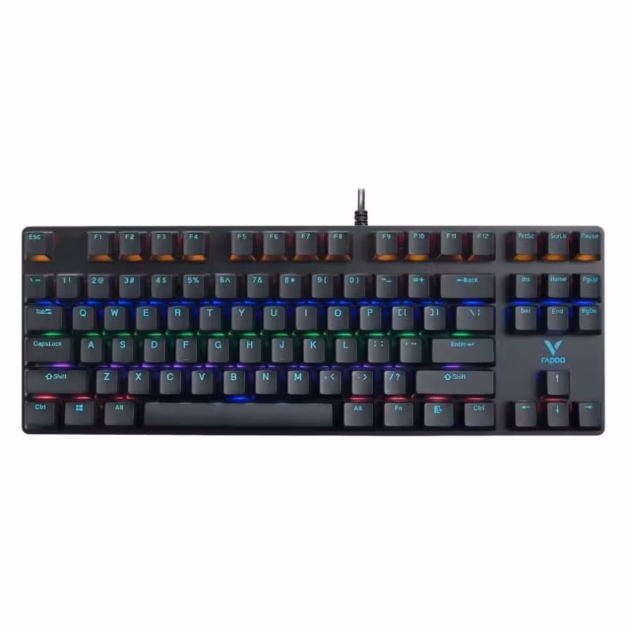 کیبورد گیمینگ با سیم رپو مدل V500PRO-87