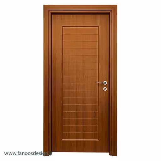 درب پی وی سی طرح چوب سوپر مات کد 4147