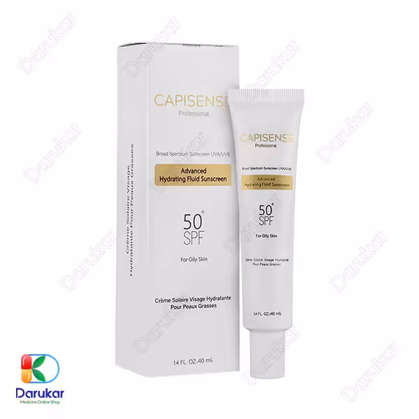 فلوئید ضد آفتاب و آبرسان پوست چرب کپیسنس SPF50 حجم 40 میلی لیتر