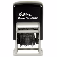 مهر شماره زن انگلیسی شاینی مدل S-309