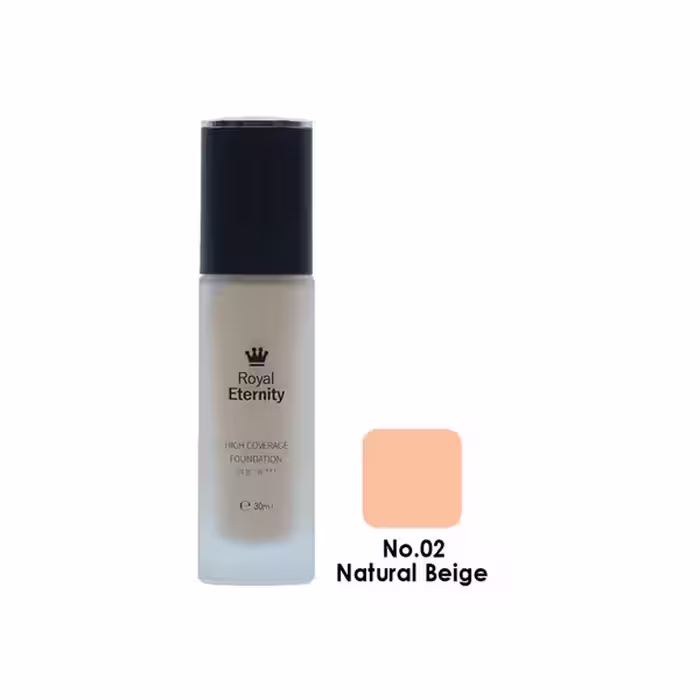 کرم پودر سه کاره رویال اترنیتی شماره 02 (بژ طبیعی) | Royal Eternity Foundation No.02 (Natural Beige)