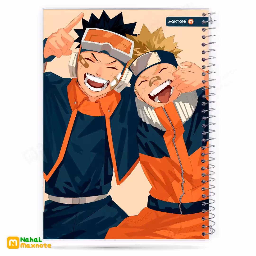 دفتر 100 برگ سیمی طلقی (انیمه) کد 9138.طرح 2 پسرانه