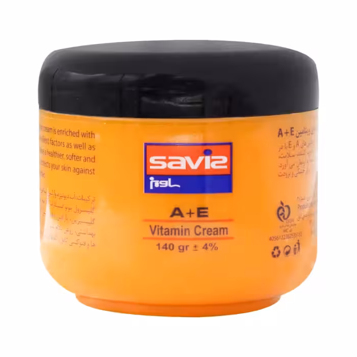 کرم ویتامینه A و E مرطوب کننده کاسه ای 140 گرمی ساویز