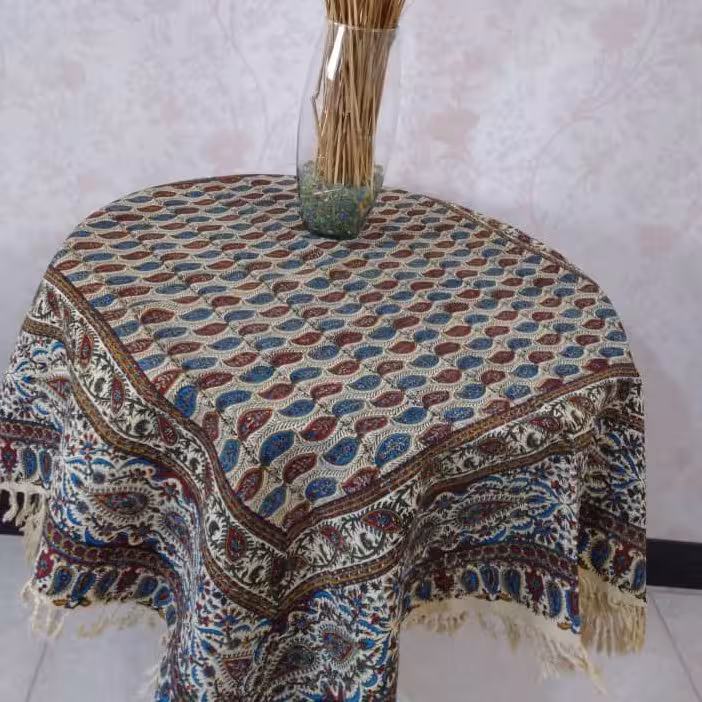 رومیزی و سفره قلمکار 100*100