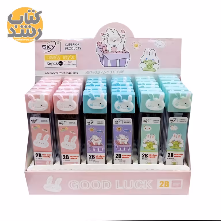 نوک اتود (مداد نوکی) فانتزی  0.5 ، 0.7 ، 0.9 طرح خرگوش