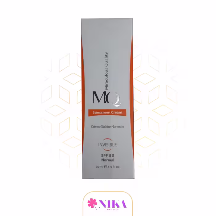 کرم ضد آفتاب بی رنگ MQ SPF 50 مناسب پوست نرمال 55 میل