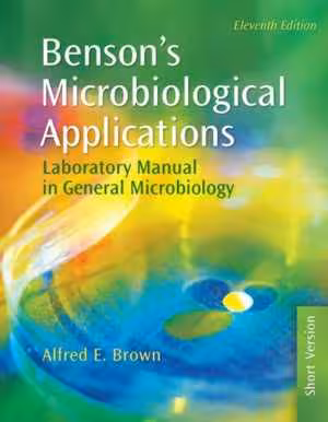 [DJVU] دانلود کتاب Benson's Microbiological Applications Laboratory Manual In General Microbiology, 11th ed, 2008