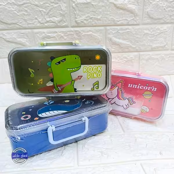 ظرف غذای یک طبقه کوچک در سه رنگ