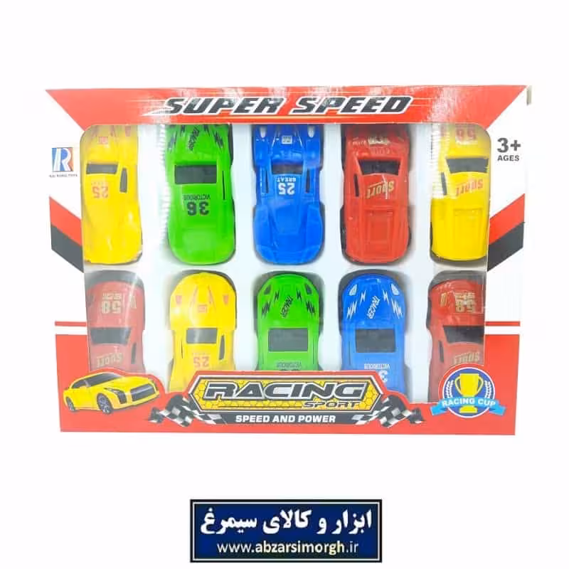 اسباب بازی ماشین  کوچک 10 عددی جعبه دار TMA-001