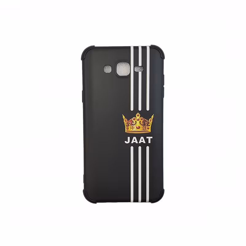 قاب گوشی سامسونگ J7 2015 طرح دار تاج مشکی