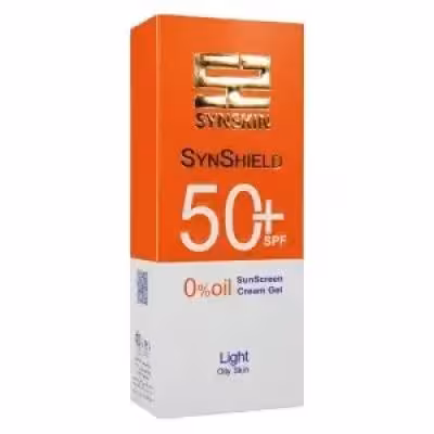 کرم ژل ضد آفتاب 50  SPF، رنگی (لایت)، مناسب پوست چرب