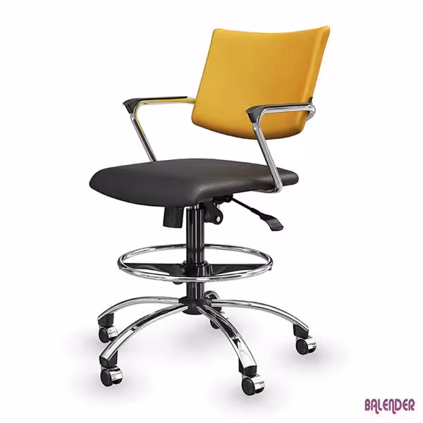 صندلی کارگاهی رکابدار اروند مدل 3814