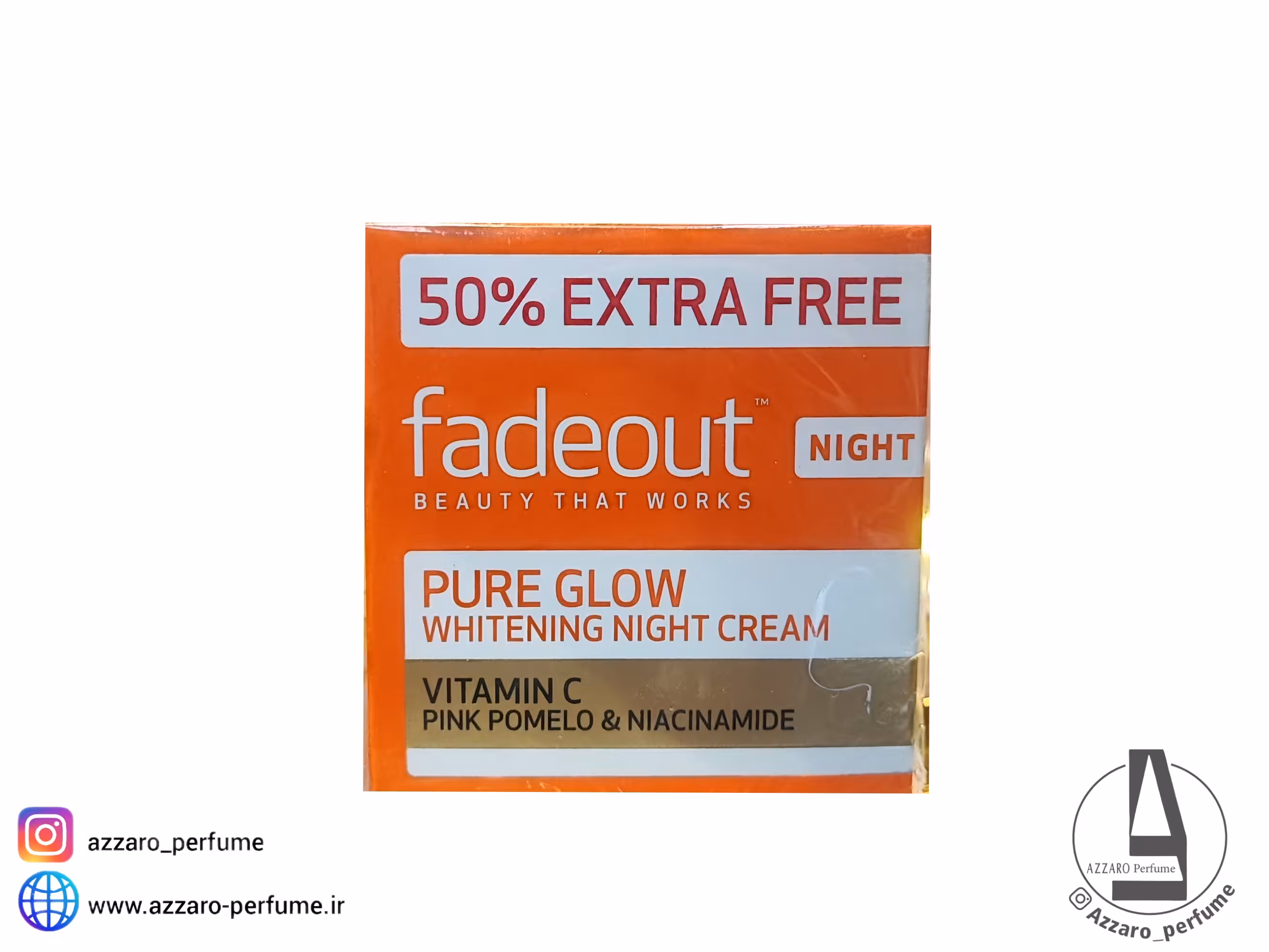 کرم شب ویتامین سی فیداوت (فید اوت) روشن کننده حجم 75 میل